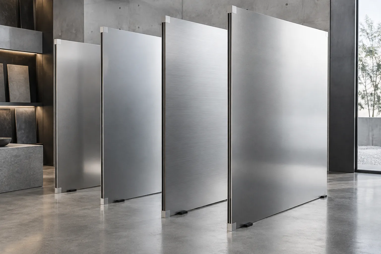 Hojas de panel de aluminio compuesto cepillado